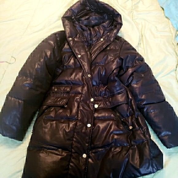 EUC Vintage Parka Black winter puffer jacket - Picture 5 of 7